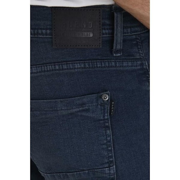 Jeans - Blend - Twisted Cut - Svart Denim - Standard Storlek - Unisex jeans svartblå 36/34