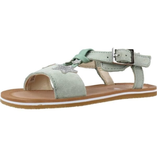 Sandaler - Clarks - 121883 - Grön - Innersula i gummi - Yttersula i läder Grön 25
