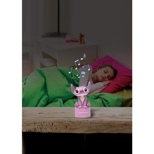 Bluetooth-högtalare nattlampa Angel ROSA