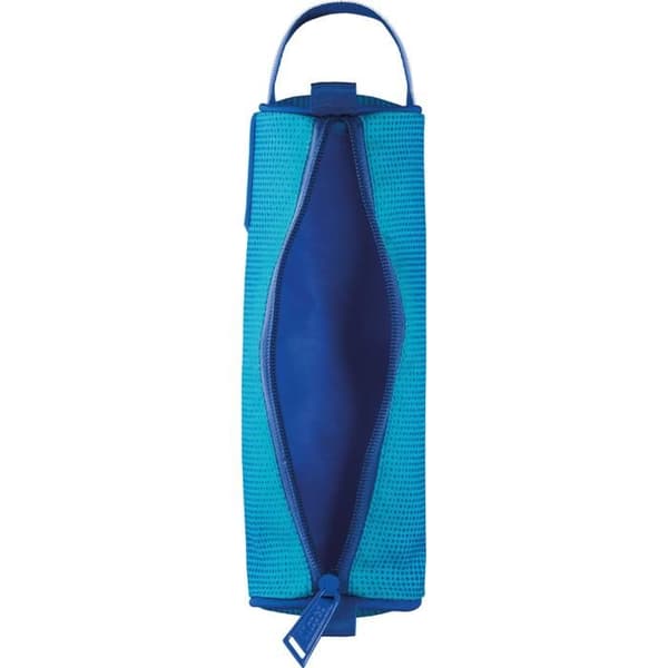 Trousse - MAPED - Kidy Learn Concentration - 22.5cm x 7.5cm - Robust Stängning - Avkopplande Tyg Blå