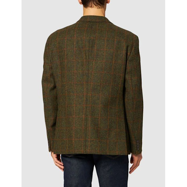Jacka - peacoat - kappa - kavaj Hackett london - HM443011 - Green Tweed Wpane herrjacka Grön 6ah/korn M