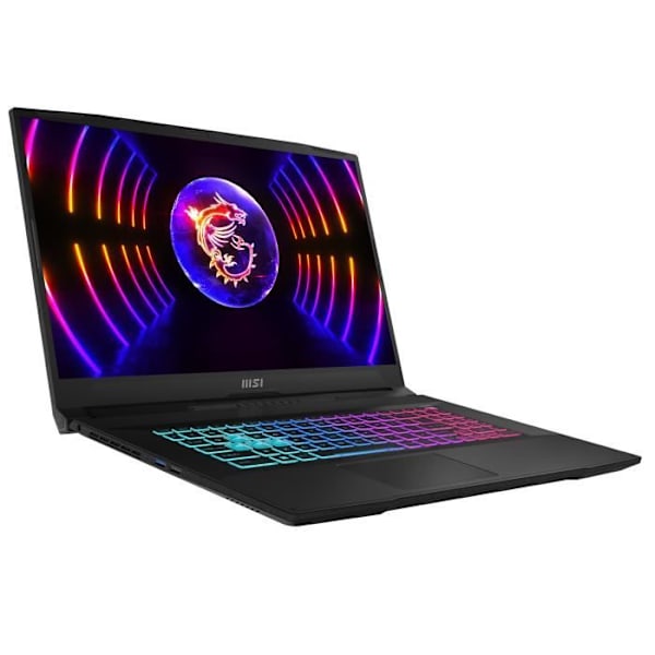 - MSI Gaming Katana 17 laptop med 17,3' Full HD-skärm, Intel Core i5 13240H-processor, 32 GB DDR5 RAM, 512 GB s Svart
