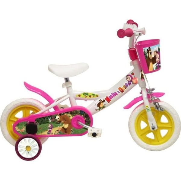 MASHA och MICHKA 10 tums cykel - DENVER - Trehjuling - Rosa - Barn