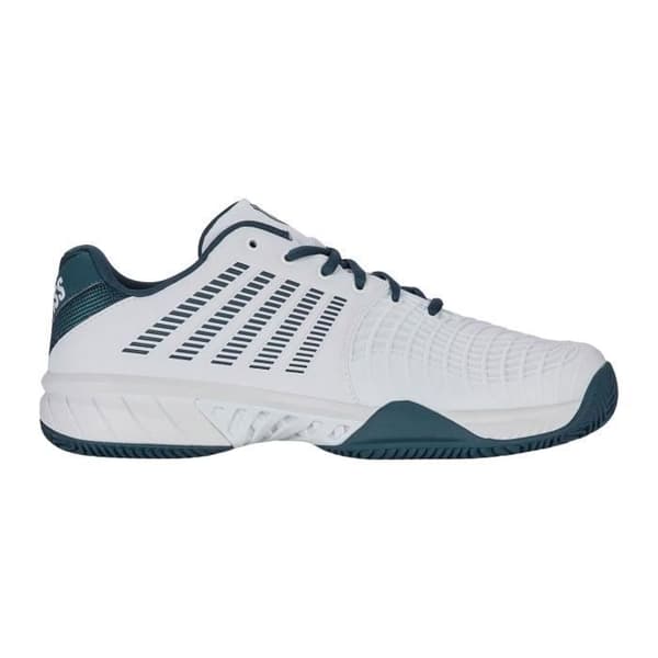 Tennisskor - K-SWISS - Express Light 3 Clay - Vit - Blå - Herr Vit - blå 44