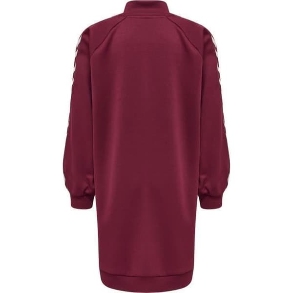 Hummel Olivia flickklänning lila - interlock 100% polyester, tryckt logotyp, dragkedja Lila 5 år