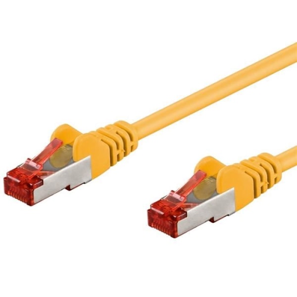INTELLINET nätverkskabel - ICOC LS6-005YE - CAT 6 - 50 cm - Gul - SFTP LSZH
