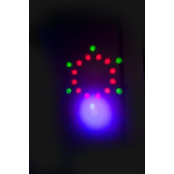 IBIZA DJLIGHT60 - Ljusstativ med 2 PAR RBGW-projektorer + 2 Moon Flower a LED RGBWA