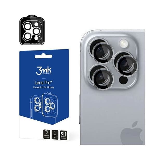 Skydd för kamera till iPhone 16 Pro 3MK Transparent