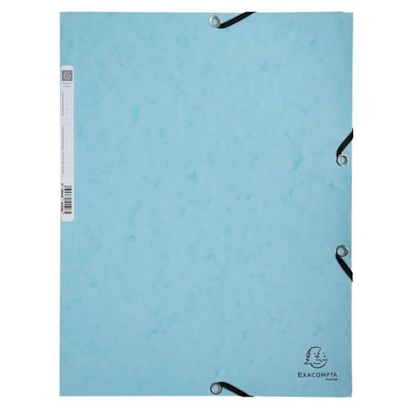 Glansigt kort resårfolder 400g/m2 Aquarel - A4 Blandade färger