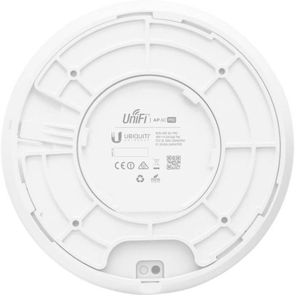 Åtkomstpunkt - Ubiquiti - UAP-AC-PRO - Wi-Fi 802.11ac - 1300 Mbit/s - AES-säkerhet, WPA2