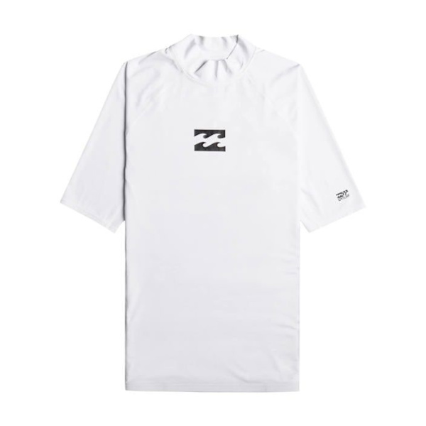 Skjuttopp - Billabong glidande lycra - EBYWR00101-wht - Waves All Day SS Baddräkt för män (paket med 1) Vit jag