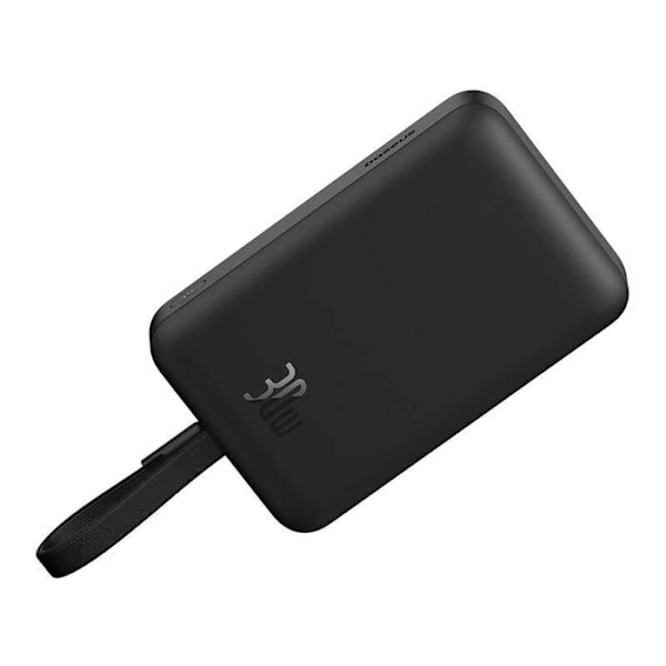 Baseus - Magnetic External Battery Mini (P1002210B113-00) - MagSafe, 2x USB-C, Lightning, 30W, Snabbladdning, 10000mAh - Svart