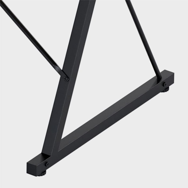 Skrivbord med hyllor - MARK ADLER - Ledare 3.5 Craft - Kompakt design - Praktisk förvaring - Metallstruktur Svart + Bricka i ekträ