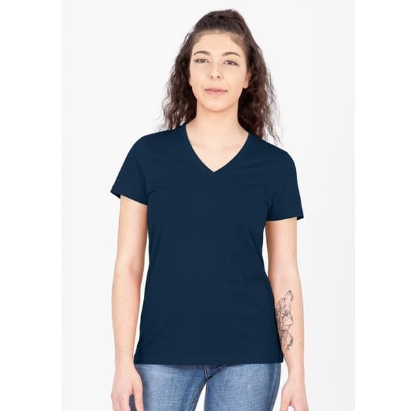 T-shirt dam Jako Organic - marinblå marinblå 34