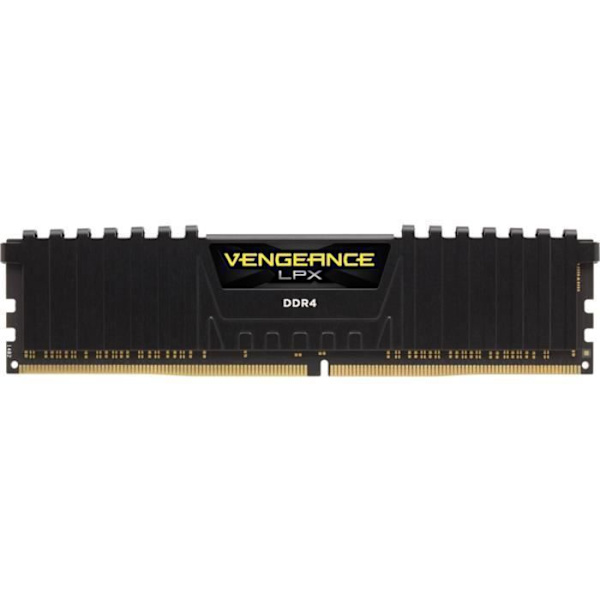 RAM-minne - CORSAIR - Vengeance LPX DDR4 - 16GB 2x8GB DIMM - 3600 MHz - 1,35V - Svart (CMK16GX4M2D3600C)