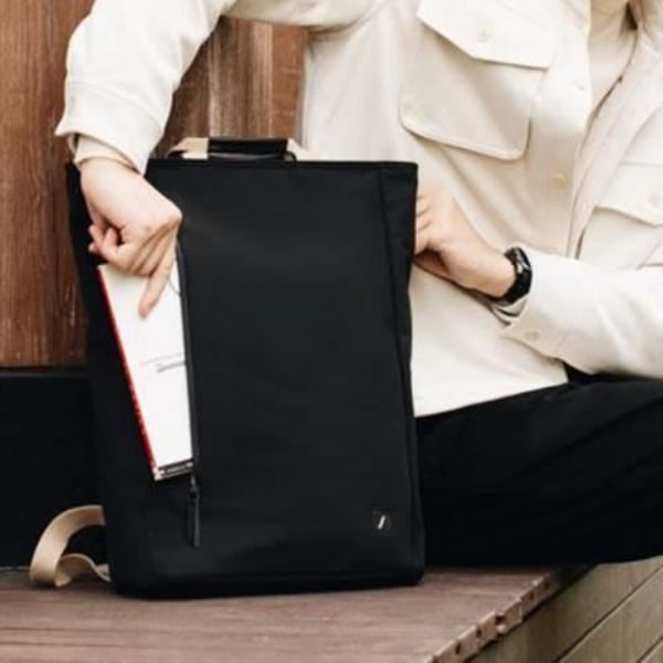 Laptopryggsäck - Native Union - WFA BackPack - Svart - Återvunnet material - 20 L Svart