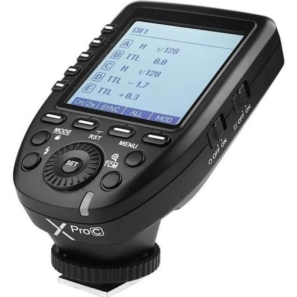 GODOX XPro-C TTL-blixtrigger för Canon - Godox X trådlös kontroll