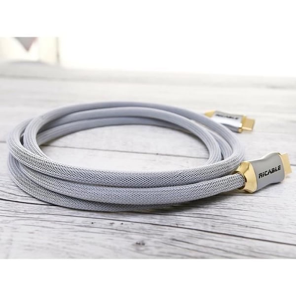 Ricable U75 Ultimate 7,5m - HDMI 2.0 Ultra HD 4K HDR-kabel Bandbredd 18 Gbps