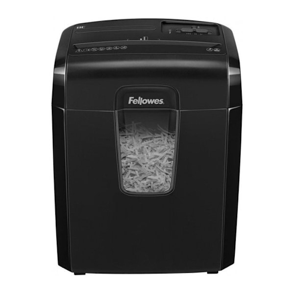 Fellowes 8С, Cross fragmentering, 22 cm, 11 L, 446 ark, knappar, 4 x 35
