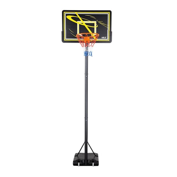 Basketbollkorg - NILS - ZDK319E - Mobil - Justerbar höjd - Väderbeständig svart