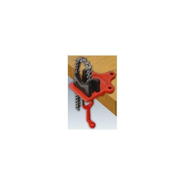KSTOOLS kedjeskruvstycke - 1/4"-6" - Formbar järnbas och härdade stålbackar