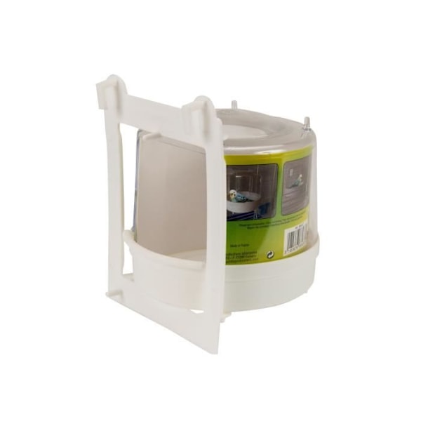 AIME Badkar - Ø 11cm x H 9cm - För fåglar Vit