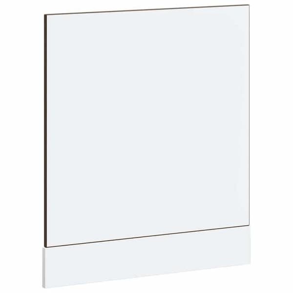 vidaXL Diskmaskinsfront Lucca ek brun ingenjörsmaterial 853904