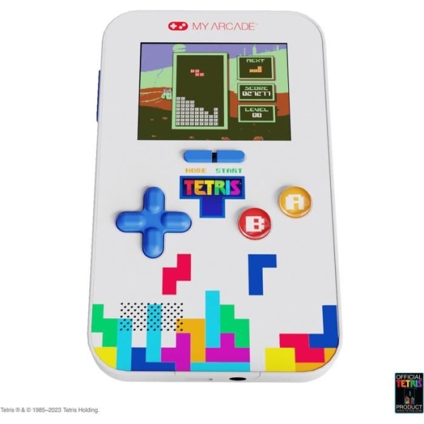 Retrogaming-konsol - My Arcade - Go Gamer Classic Portable Tetris - Retrogaming-spel - 6 cm högupplöst skärm (+300 spel ingår)