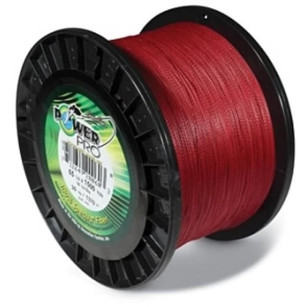 Braid PowerPro 275 m - röd - 0,10 mm