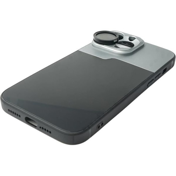 Filtr CPL 37 mm - System-S - iPhone 13 Pro Max - Svart - Hård skydd - Minimerar reflexer