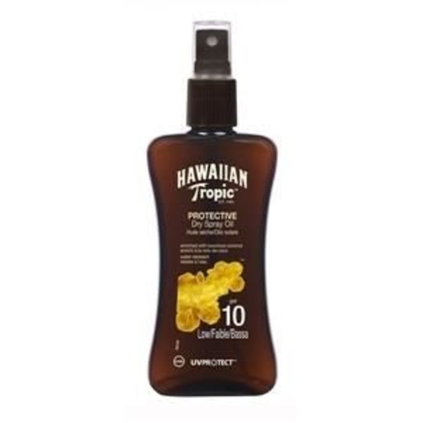 HAWAIIAN TROPIC Skyddande torr sololjespray - SPF 10 - Kokos - 200 ml