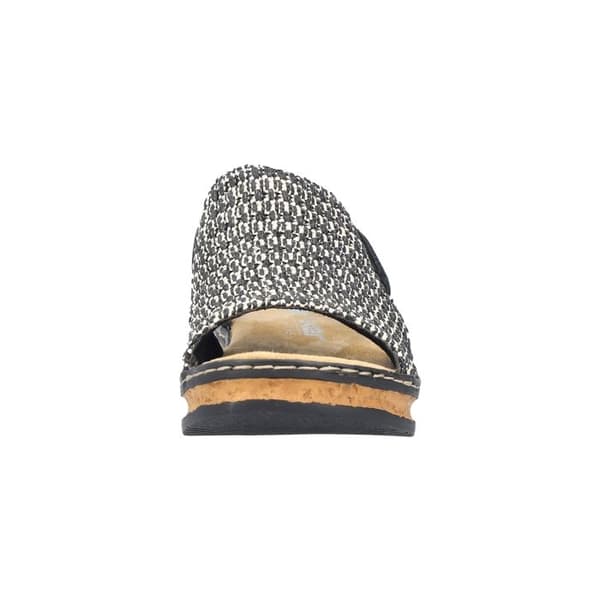 Rieker Palmas Elastiska Sandaler - Svart Svart 39