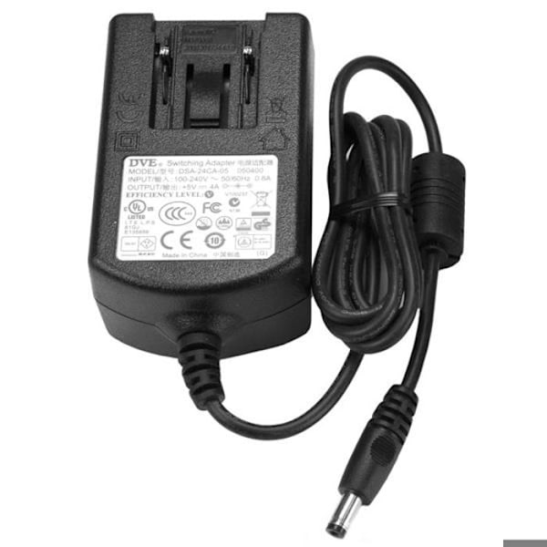 STARTECH Reserv nätadapter - DC / AC strömförsörjningsenhet - Laddare med typ M-kontakt - 5V 4A - 5 V DC / 4 A