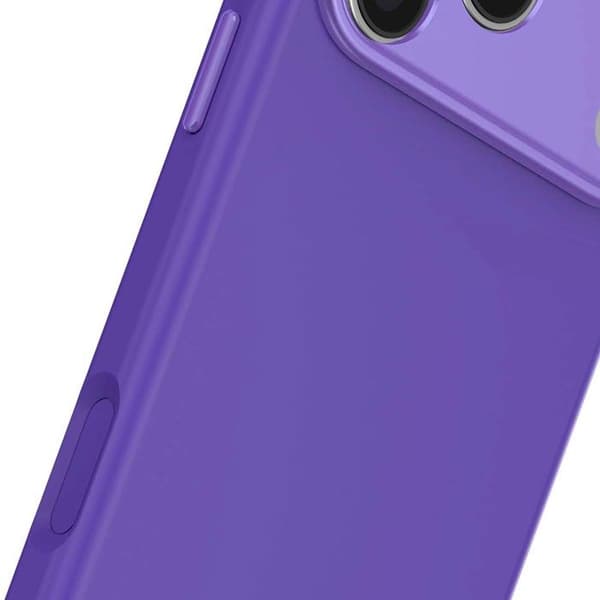 MagSafe-fodral - DECODED - iPhone 17 Pro Max - Antimikrobiellt silikon - Lila - Stötskydd Violett