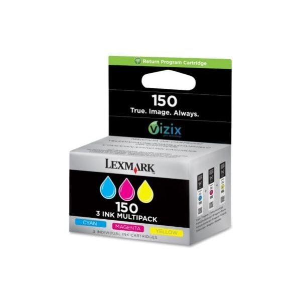 LEXMARK förpackningsnummer 150 (C-M-J)