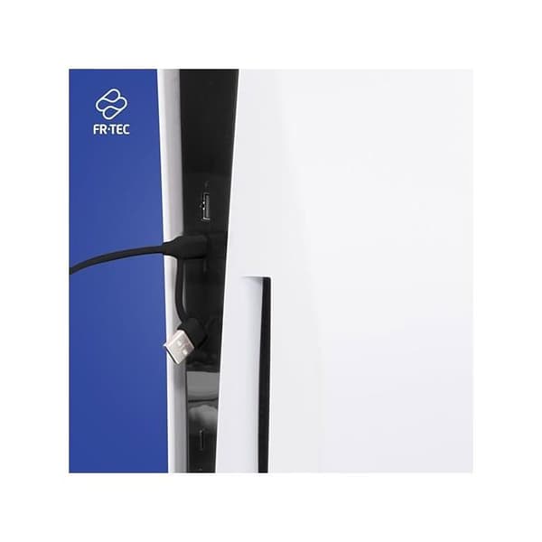 USB-C Spel & Laddningskabel - FR-TEC - FT0042 - 3m - Kompatibel med PS5 - Dataöverföring Svart