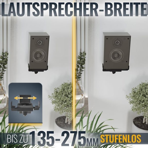 Fäste för högtalare - högtalarstativ - högtalarsupport Ricoo - LH051-B