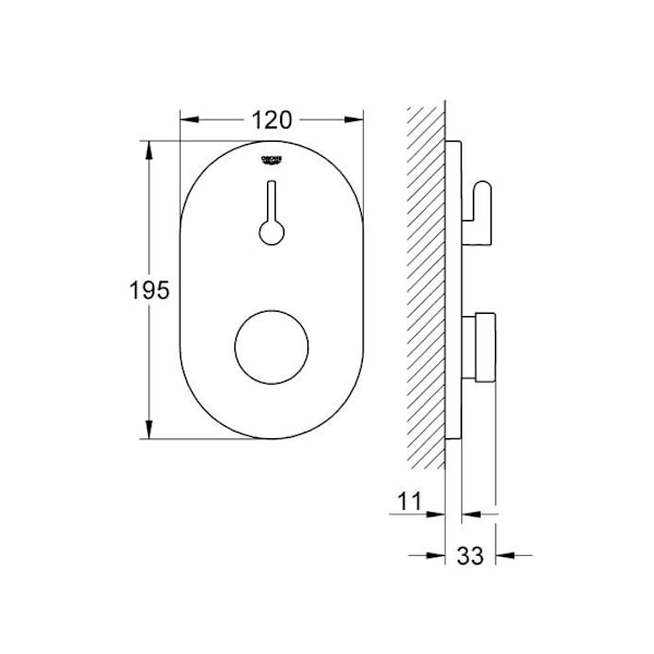 Grohe Blandare Dusch Temporis