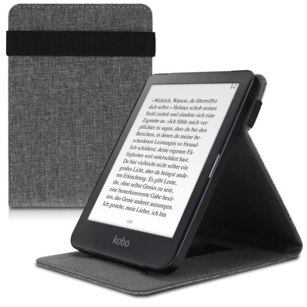 kwmobile Kobo Clara HD e-Reader Case - Tyg eReader Flip Cover -