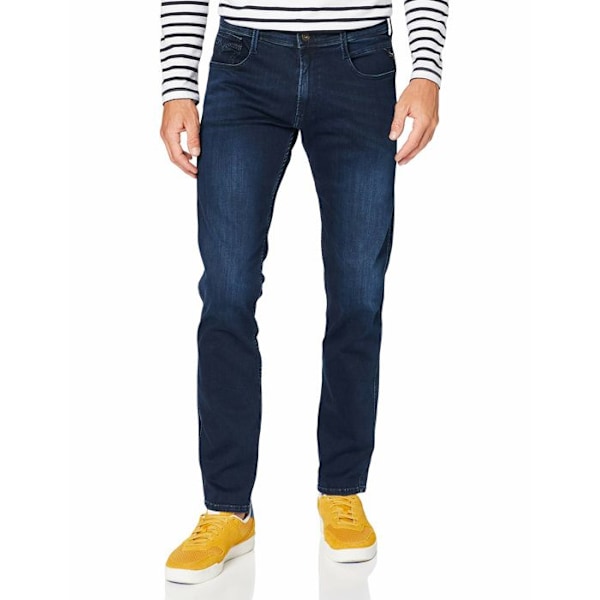 Jean Slim Fit - Replay - Uni - Blå - Perfekt passform - För män Förenad 31/32
