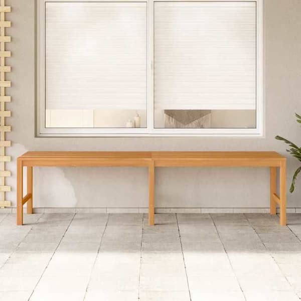 vidaXL Trädgårdsbänk 180 cm i solid teak 316633