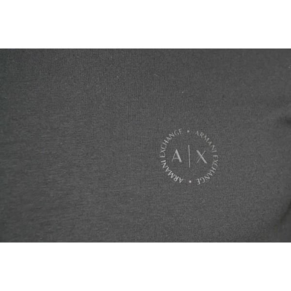 Armani Exchange svart t-shirt med rund hals för män - Färg: Svart - Storlek: M