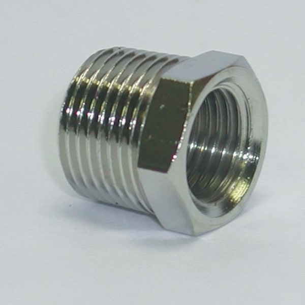 Reducer/expander koppling 3/8M 1/4F Mecafer Grå