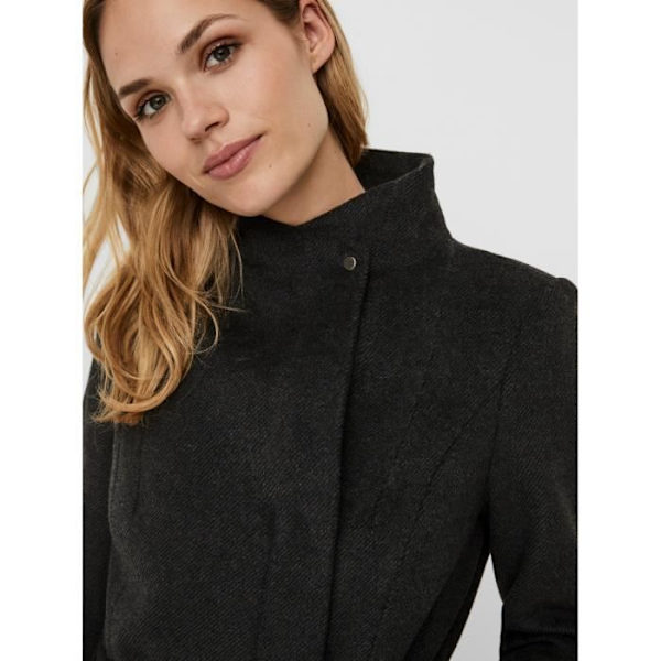 Vero Moda Vmtwodope damjacka - mörkgrå melange - XS mörkgrå melange jag