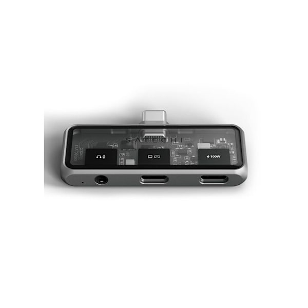 USB-hubb - Satechi - Mobil XR 100W - Ljudutgång 2.1 - Video 4K - Överföring 10Gbps