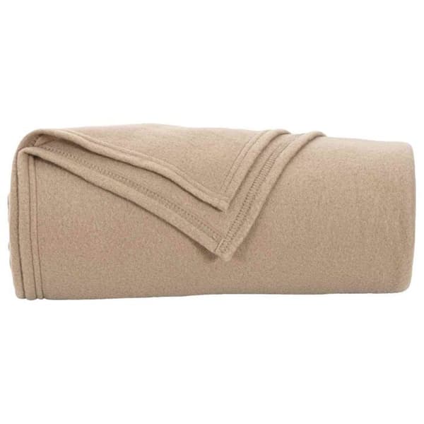 VidaXL Filt / Pläd Fleece 200 x 150 cm - Kamel (Beige) Kamel