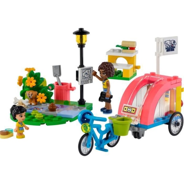 LEGO® Friends 41738 Canine Rescue Bike, leksak för barn i åldrarna 6, med valpminifigur