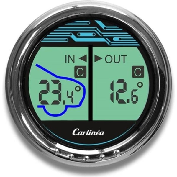 Inomhus/utetermometer