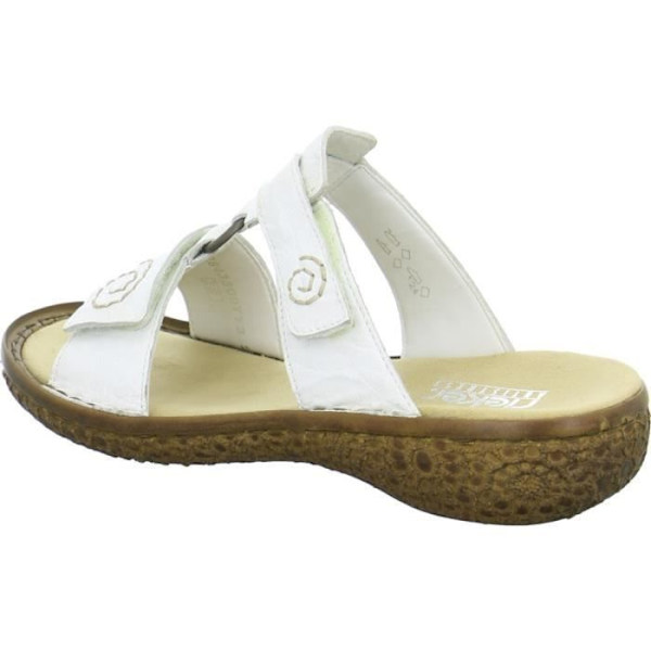 Flip Flops dam - Rieker V69N2 - Vit - Syntet Vit 39