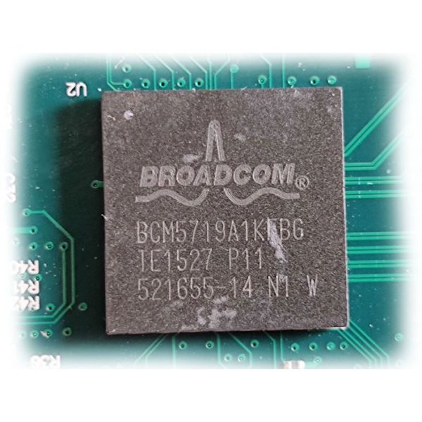 PCIe x1 nätverkskontrollkort 4 RJ45-portar QUAD LAN GIGABIT ethernet 10 100 1000Mb 1G - BroadCom BCM5719 - Låg och hög profil
